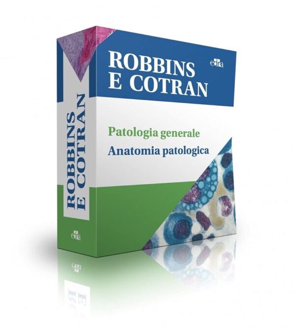 Copertina di Cofanetto Robbins e Cotran – Le Basi Patologiche delle Malattie ( 2 Volumi ) + Test + Klatt – Atlante di anatomia patologica