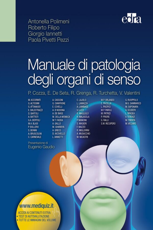 Copertina di ANTONELLA POLIMENI MANUALE DI PATOLOGIA DEGLI ORGANI DI SENSO