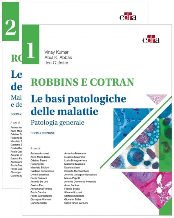 Copertina di Robbins e Cotran – Le basi patologiche delle malattie ( Opera in 2 Volumi – Copertina Flessible )