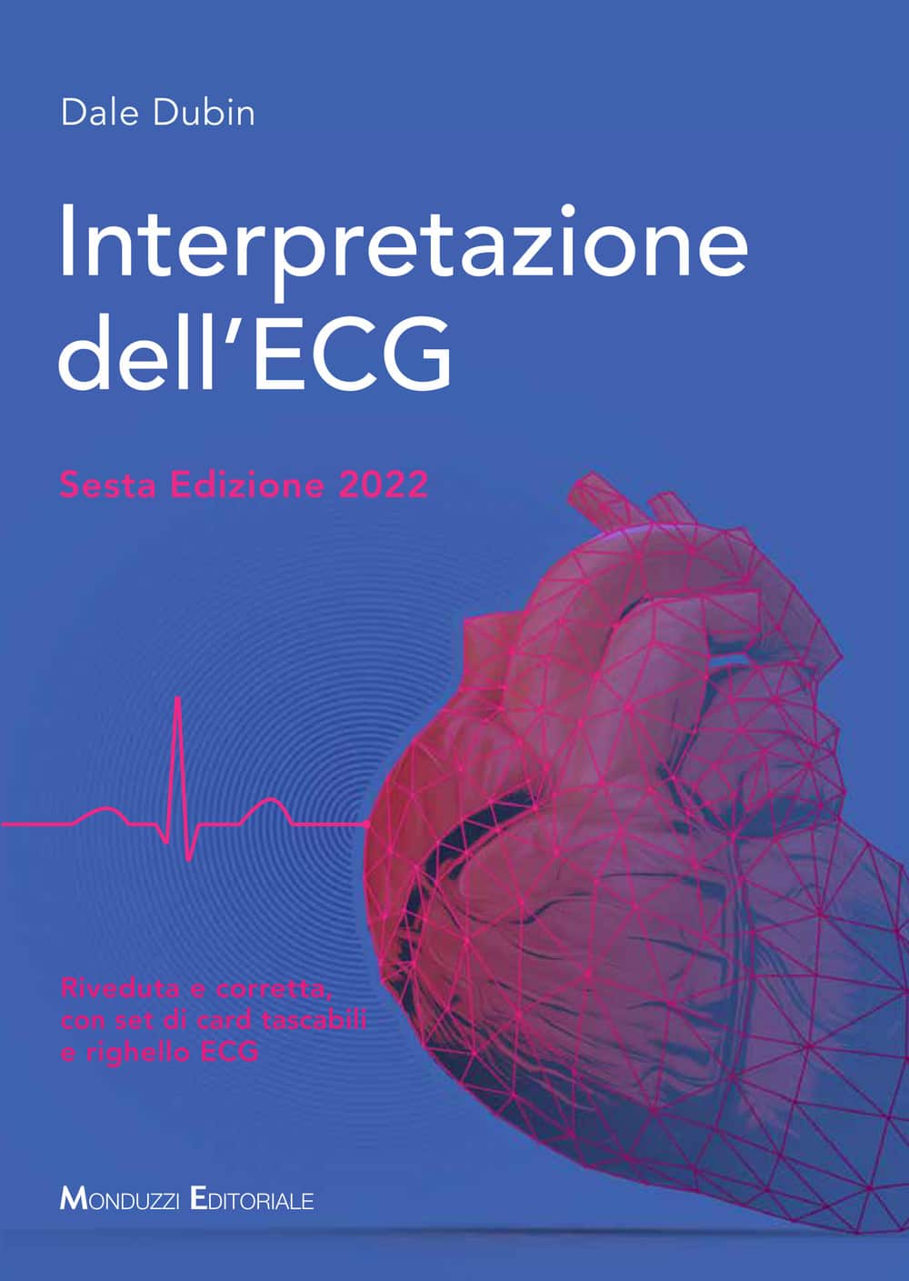 Copertina di Dubin – Interpretazione dell’ ECG ( elettrocardiogramma ) – Con set di card tascabili e righello ECG